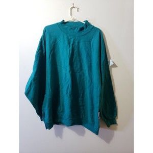 VTG 1990s Cottontops Brand Pullover Big Collar Sweatshirt Size XL